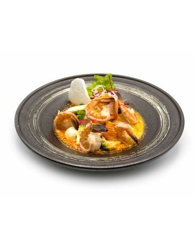 35G. RED CURRY mit Garnelen