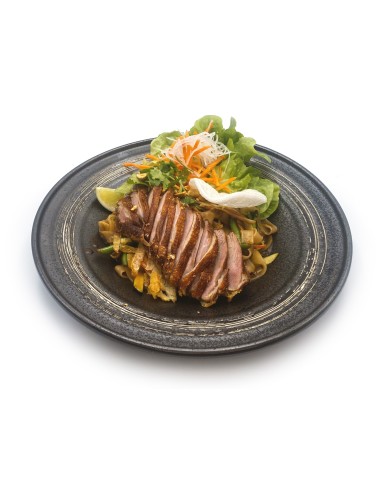 62E. PAD THAI mit knuspriger Entenbrust